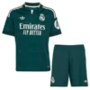 Real Madrid Niños Conjunto 2026 2027 Segunda Verde - Real Madrid Niños Barata | escamisetasfutbol