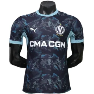 Marsella Camiseta Edición Jugadores 2026 2027 Segunda Azul - Camiseta Marsella | escamisetasfutbol
