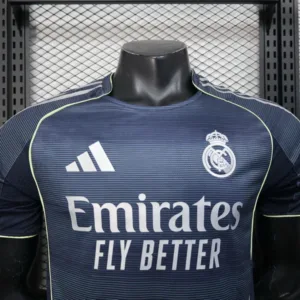 Real Madrid Camiseta Edición Jugadores 2025 2026 Segunda Negra - Camiseta Real Madrid | escamisetasfutbol