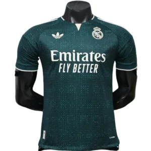 Real Madrid Camiseta Edición Jugadores 2026 2027 Segunda Verde - Camiseta Real Madrid | escamisetasfutbol