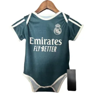 Real Madrid Niños Camiseta 2026 2027 Segunda Verde - Camiseta Real Madrid Niños | escamisetasfutbol