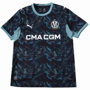 Marsella Camiseta 2026 2027 Segunda Azul - Camiseta Marsella | escamisetasfutbol