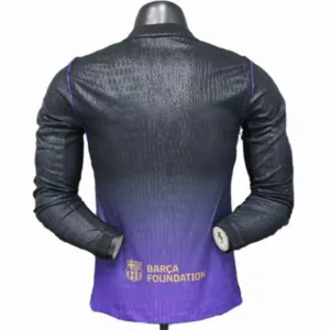 FC Barcelona Camiseta Edición Jugadores 2026 2027 Segunda Púrpura - Camiseta Barcelona | escamisetasfutbol