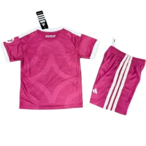 Real Madrid Niños Conjunto 2026 2027 Tercera Rosa - Real Madrid Niños Barata | escamisetasfutbol