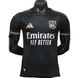 Lyon Camiseta Edición Jugadores 2026 2027 Tercera Negra - Camiseta Lyon | escamisetasfutbol