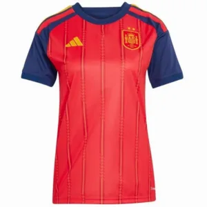 España Mujer Camiseta 2026 Casa Roja - Camiseta España Mujer Blanca | escamisetasfutbol
