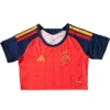 España Mujer Camiseta 2026 Casa Roja - Camiseta España Mujer Blanca | escamisetasfutbol