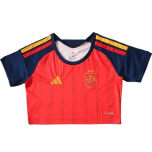 España Mujer Camiseta 2026 Casa Roja - Camiseta España Mujer Blanca | escamisetasfutbol