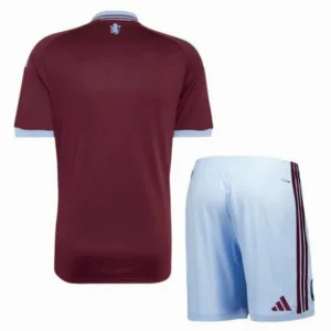 Aston Villa Conjunto 2025 2026 Casa Rojo - Aston Villa Barata | escamisetasfutbol