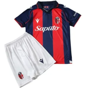 Bologna Niños Conjunto 2026 2027 Casa Rojo - Bologna Niños Barata | escamisetasfutbol