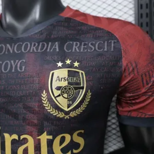 Arsenal Camiseta Edición Jugadores 2026 2027 Especial Negra - Camiseta Arsenal | escamisetasfutbol