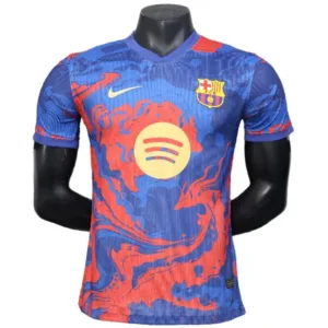 FC Barcelona Camiseta Edición Jugadores 2025 2026 Especial Azul - Camiseta Barcelona | escamisetasfutbol