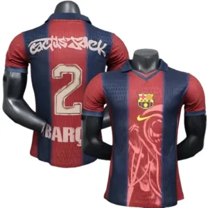 FC Barcelona Camiseta Edición Jugadores 2025 2026 Especial Roja - Camiseta Barcelona | escamisetasfutbol