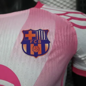 FC Barcelona Camiseta Edición Jugadores 2025 2026 Especial Rosa - Camiseta Barcelona | escamisetasfutbol