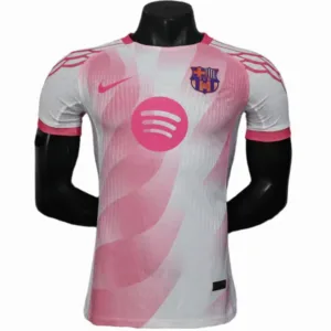 FC Barcelona Camiseta Edición Jugadores 2025 2026 Especial Rosa - Camiseta Barcelona | escamisetasfutbol