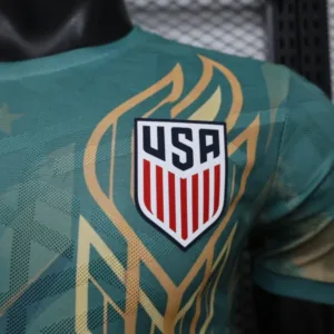 Estados Unidos Camiseta Edición Jugadores 2026 Especial Verde - Camiseta Estados Unidos Mundial 2026 | escamisetasfutbol