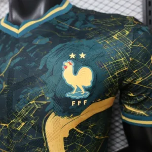 Francia Camiseta Edición Jugadores 2026 Especial Verde - Camiseta Francia Mundial 2026 | escamisetasfutbol