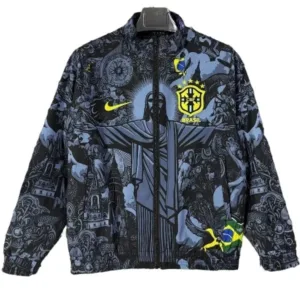 Brasil Rompevientos 2026 Gris - Brasil Barata | escamisetasfutbol