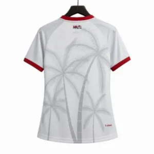 Haití Mujer Camiseta 2026 Segunda Blanca - Camisetas De Futbol Personalizadas | escamisetasfutbol