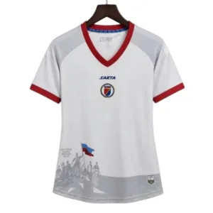Haití Mujer Camiseta 2026 Segunda Blanca - Camisetas De Futbol Personalizadas | escamisetasfutbol