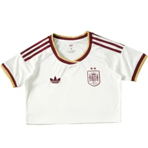 España Mujer Camiseta 2026 Segunda Blanca - Camiseta España Mujer Blanca | escamisetasfutbol