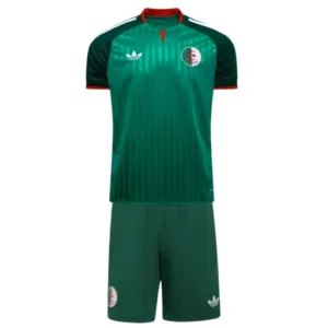 Argelia Niños Conjunto 2026 Segunda Verde - Argelia Niños Barata | escamisetasfutbol