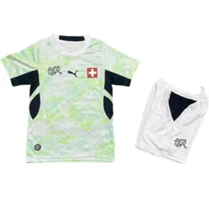 Suiza Niños Conjunto 2026 Segunda Verde - Suiza Niños Barata | escamisetasfutbol