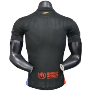 FC Barcelona Camiseta Edición Jugadores 2024 2025 Segunda Negra - Camiseta Barcelona | escamisetasfutbol