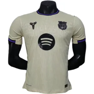FC Barcelona Camiseta Edición Jugadores 2025 2026 Segunda Amarilla - Camiseta Barcelona | escamisetasfutbol