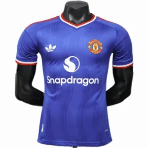 Manchester United Camiseta Edición Jugadores 2026 2027 Segunda Azul - Camiseta Manchester United | escamisetasfutbol