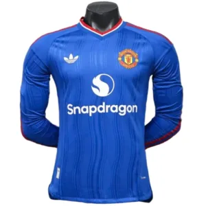 Manchester United Camiseta Edición Jugadores 2026 2027 Segunda Azul - Camiseta Manchester United | escamisetasfutbol