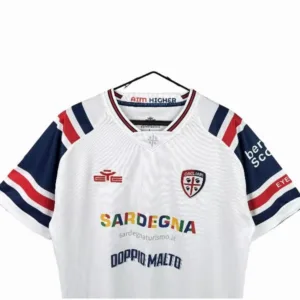 Cagliari Calcio Camiseta 2026 2027 Segunda Blanca - Camiseta Serie A Cagliari Calcio | escamisetasfutbol