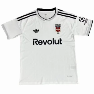 Como 1907 Camiseta 2026 2027 Segunda Blanca - Camiseta Serie A Como 1907 | escamisetasfutbol