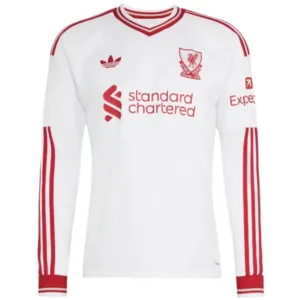 Liverpool Camiseta 2026 2027 Segunda Blanca - Camiseta Liverpool | escamisetasfutbol