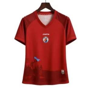 Haití Mujer Camiseta 2026 Tercera Roja - Camisetas De Futbol Personalizadas | escamisetasfutbol