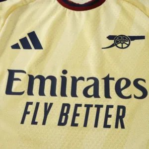 Arsenal Camiseta Edición Jugadores 2026 2027 Tercera Amarilla - Camiseta Arsenal | escamisetasfutbol