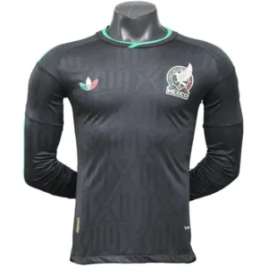 México Camiseta Edición Jugadores 2026 Tercera Negra - Camiseta Selección México | escamisetasfutbol