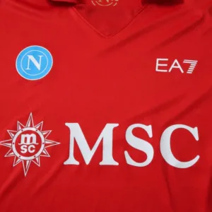SSC Napoli Camiseta 2026 2027 Tercera Roja - Camiseta Serie A SSC Napoli | escamisetasfutbol