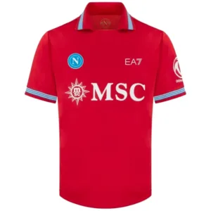 SSC Napoli Camiseta 2026 2027 Tercera Roja - Camiseta Serie A SSC Napoli | escamisetasfutbol